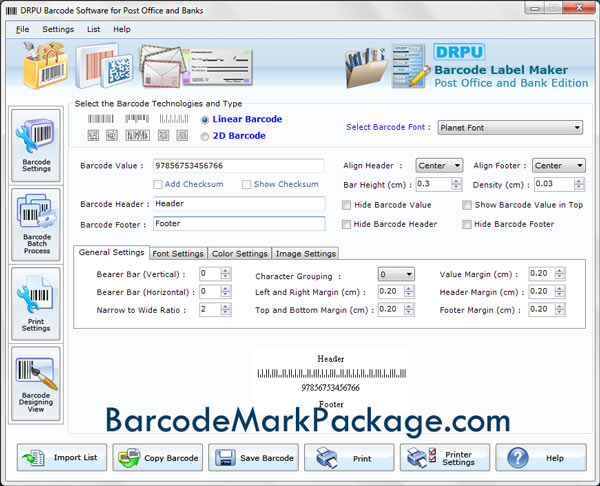 Bank Barcode Maker Software 7.3.0.1 full